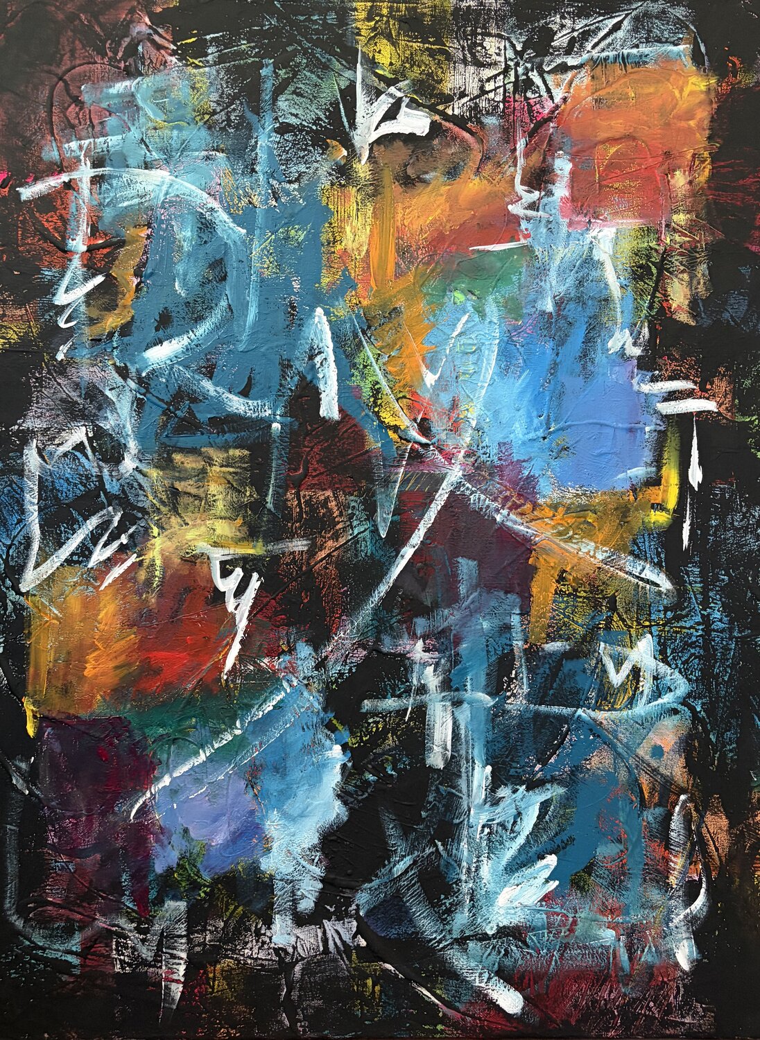 I colori della notte Carla Pistola Original painting for sale