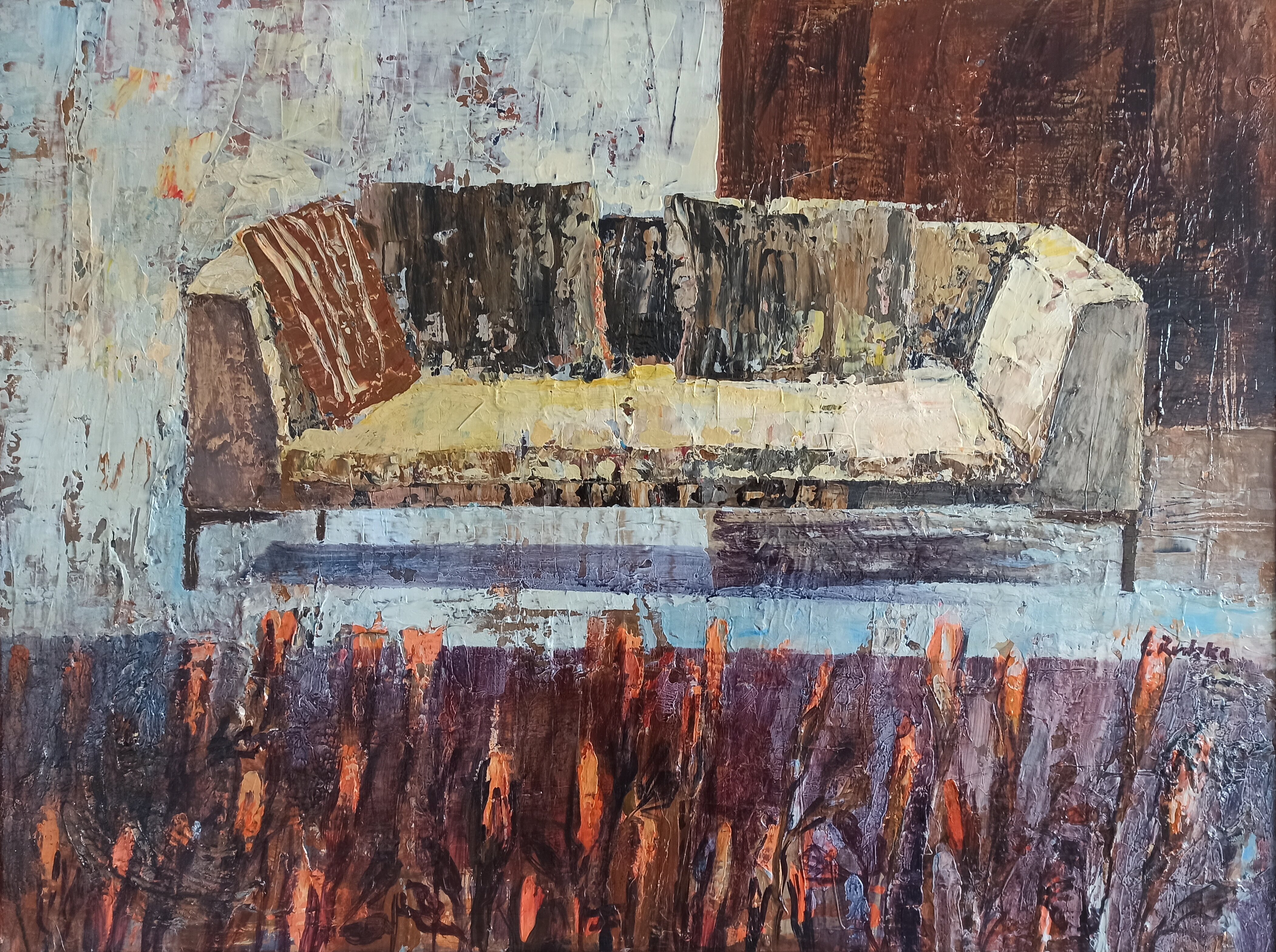 Sofa And Roses