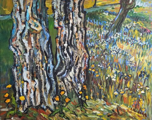 Towards the Nature-My Van Gogh by IZABELA Rudzka, Painting for Sale on Select