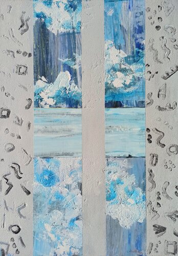 Vertcal Horizon 5 by IZABELA Rudzka, Painting for Sale on Select