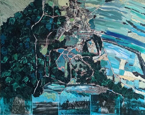 Time Reflections of History-  St. Anna Mountain by IZABELA Rudzka, Painting for Sale on Select