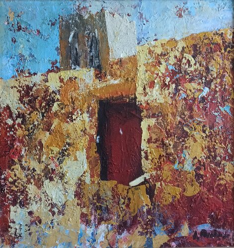 Fortress in Morocco- Travelling Landscapes by IZABELA Rudzka, Painting for Sale on Select