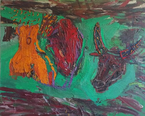Scenes From Everyday Life by IZABELA Rudzka, Painting for Sale on Select