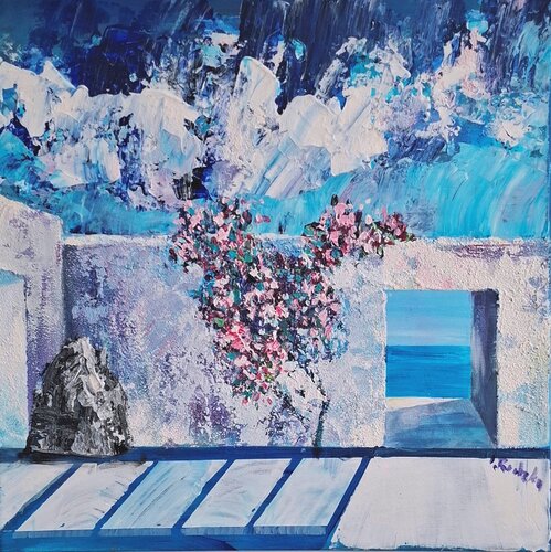My Greece 3 by IZABELA Rudzka, Painting for Sale on Select