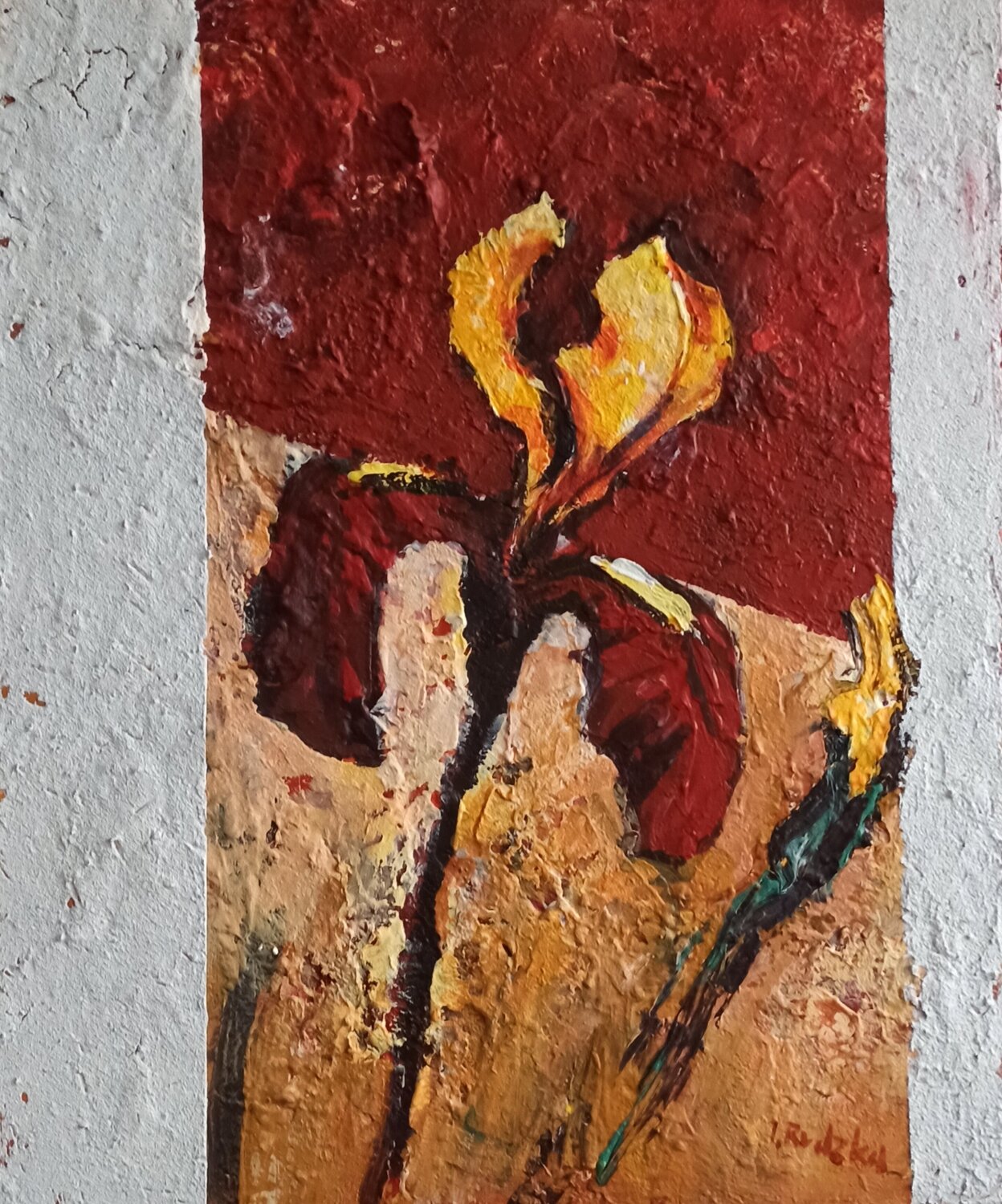 Stone Flower II IZABELA Rudzka Original painting for sale