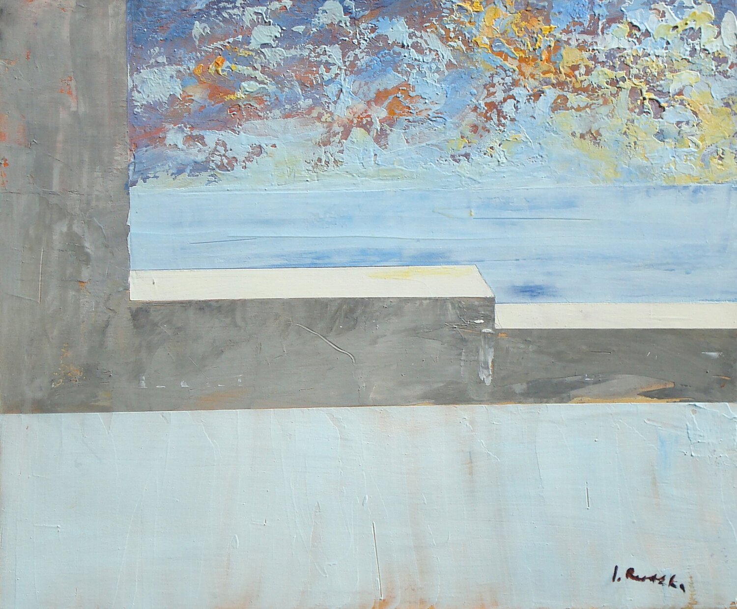 View With a Distance IZABELA Rudzka Original painting for sale
