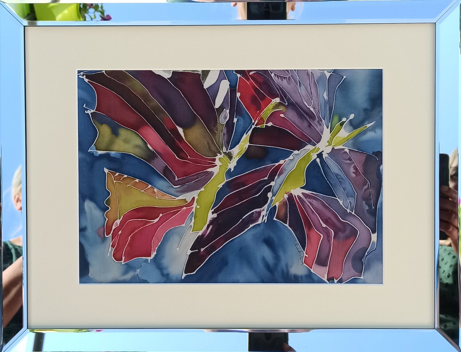 Flowing Butterflies IZABELA Rudzka Original painting for sale