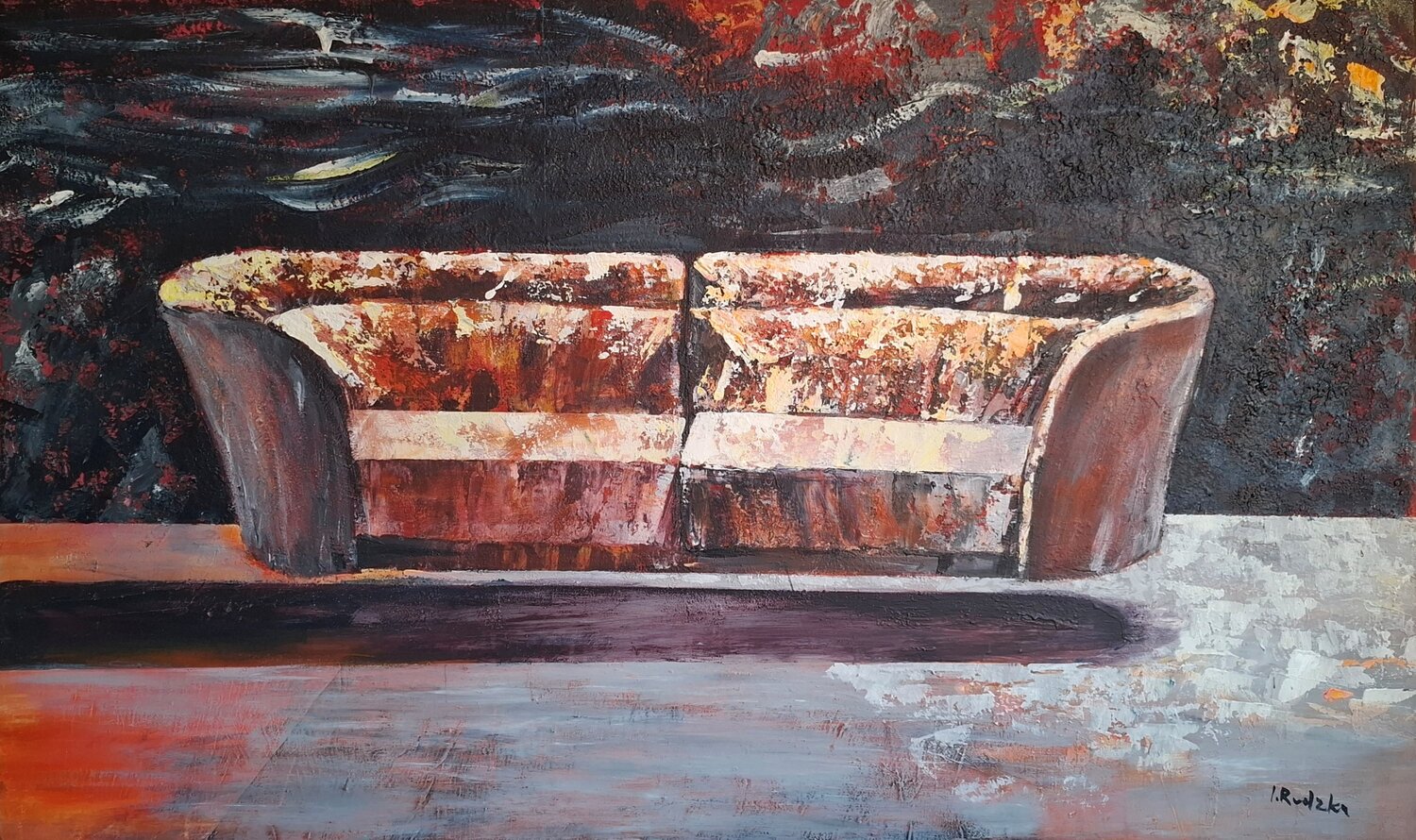 Flying Sofa IZABELA Rudzka Original painting for sale