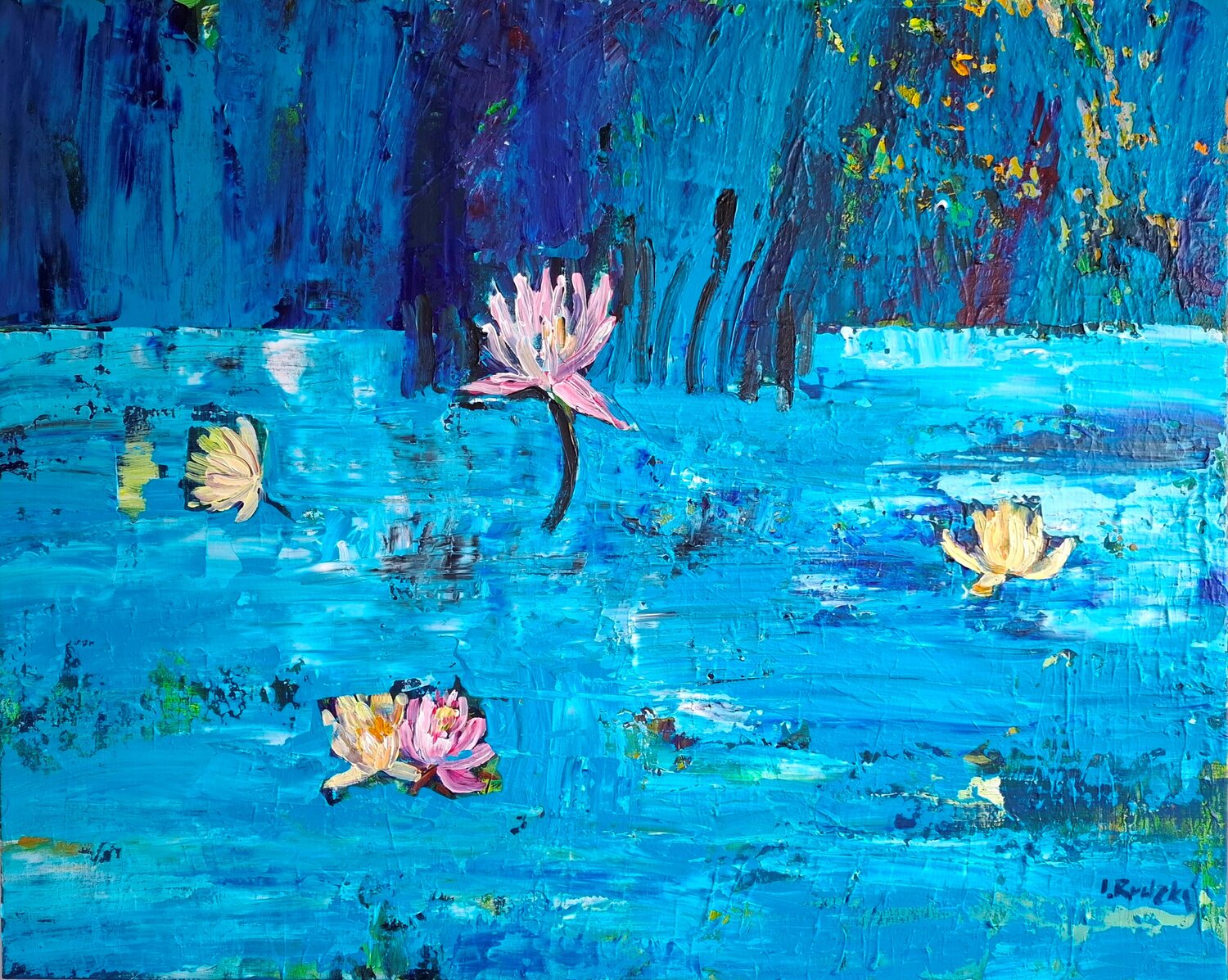 Calligraphies of Nature IZABELA Rudzka Original painting for sale