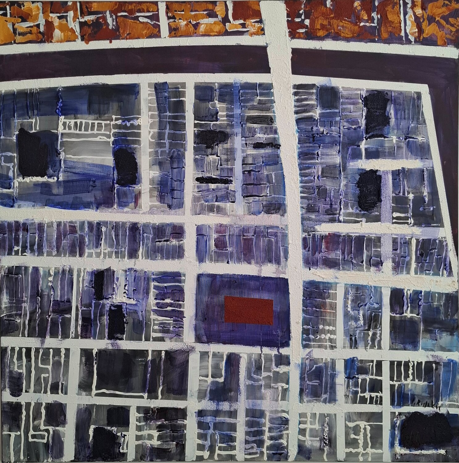 World Lines IZABELA Rudzka Original painting for sale