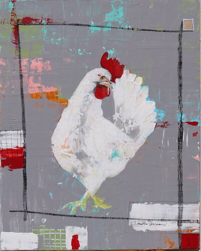 colpo di becco by Donatella Marraoni, Painting for Sale on Select