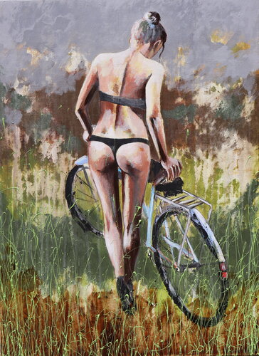 Vengo da te by Donatella Marraoni, Painting for Sale on Select