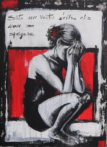 dolore by Donatella Marraoni, Painting for Sale on Select