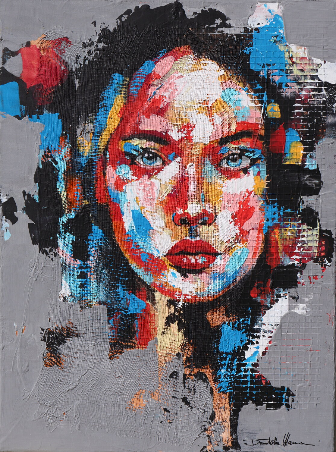 Brucia la terra Donatella Marraoni Original painting for sale