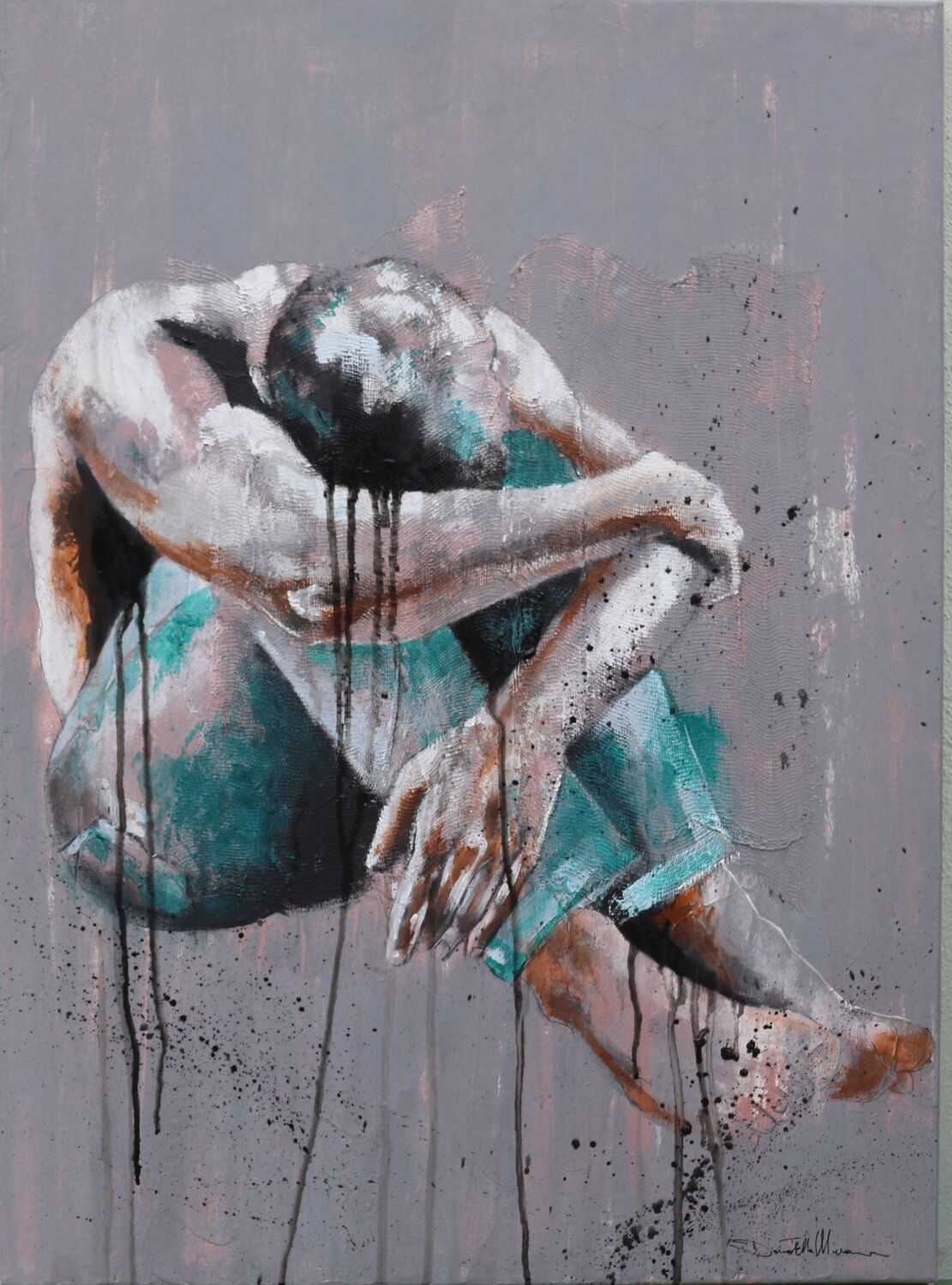 Io non lo so chi sono Donatella Marraoni Original painting for sale