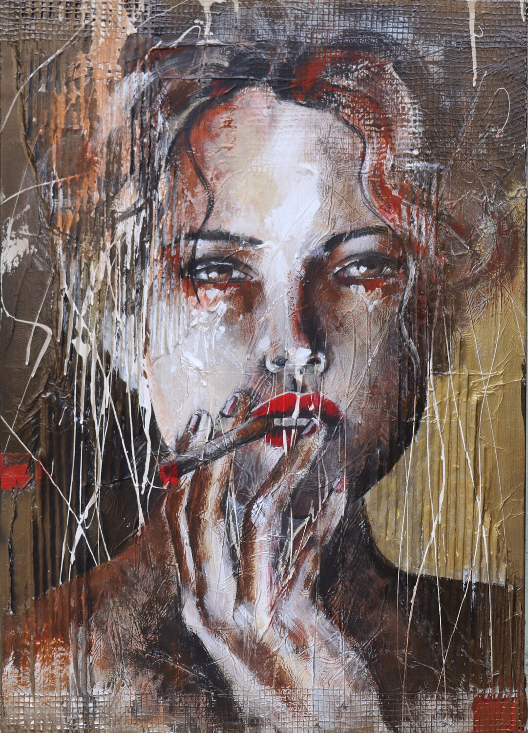 Come fai a stare in piedi Donatella Marraoni Original painting for sale