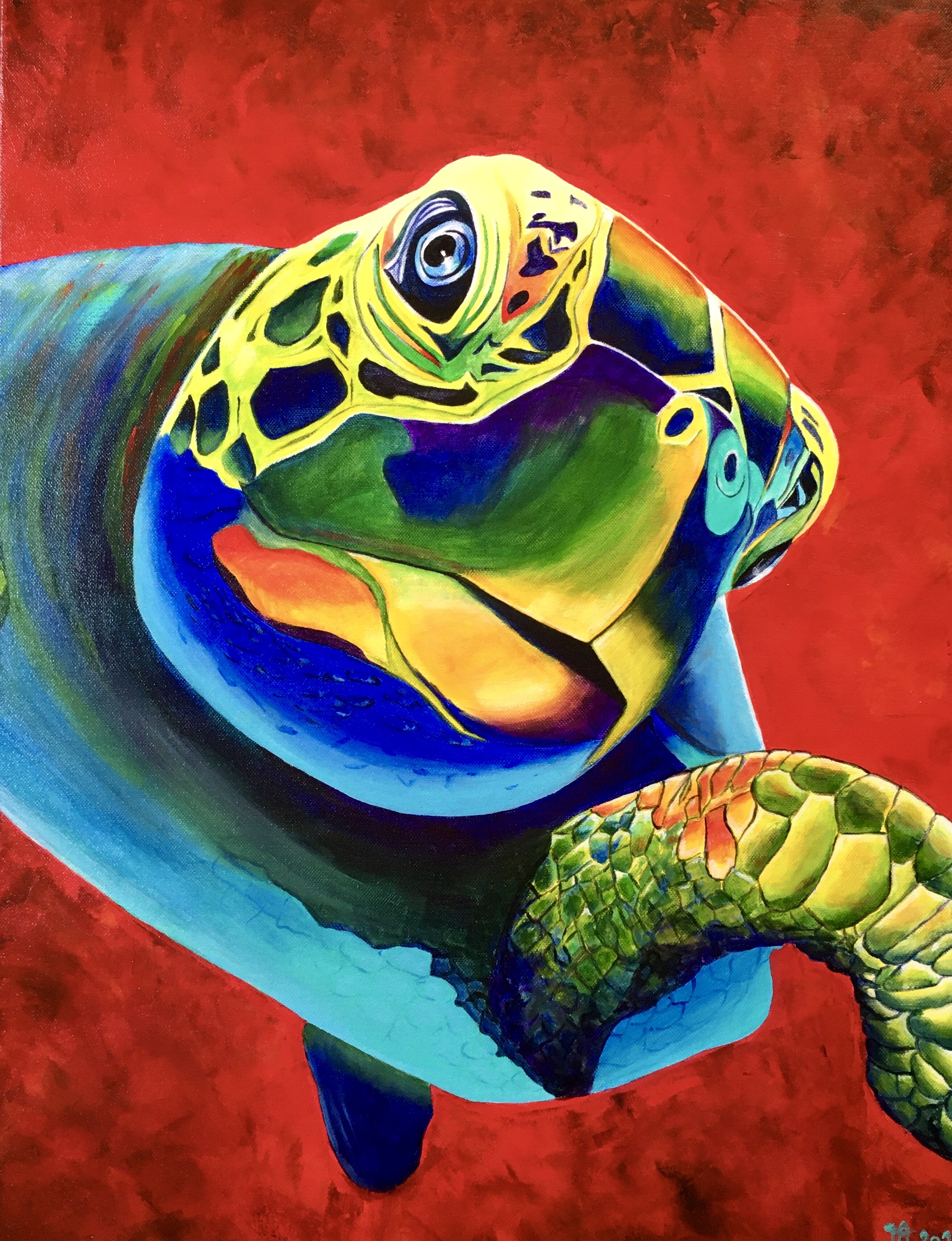 Topic Sea Turtle paintings