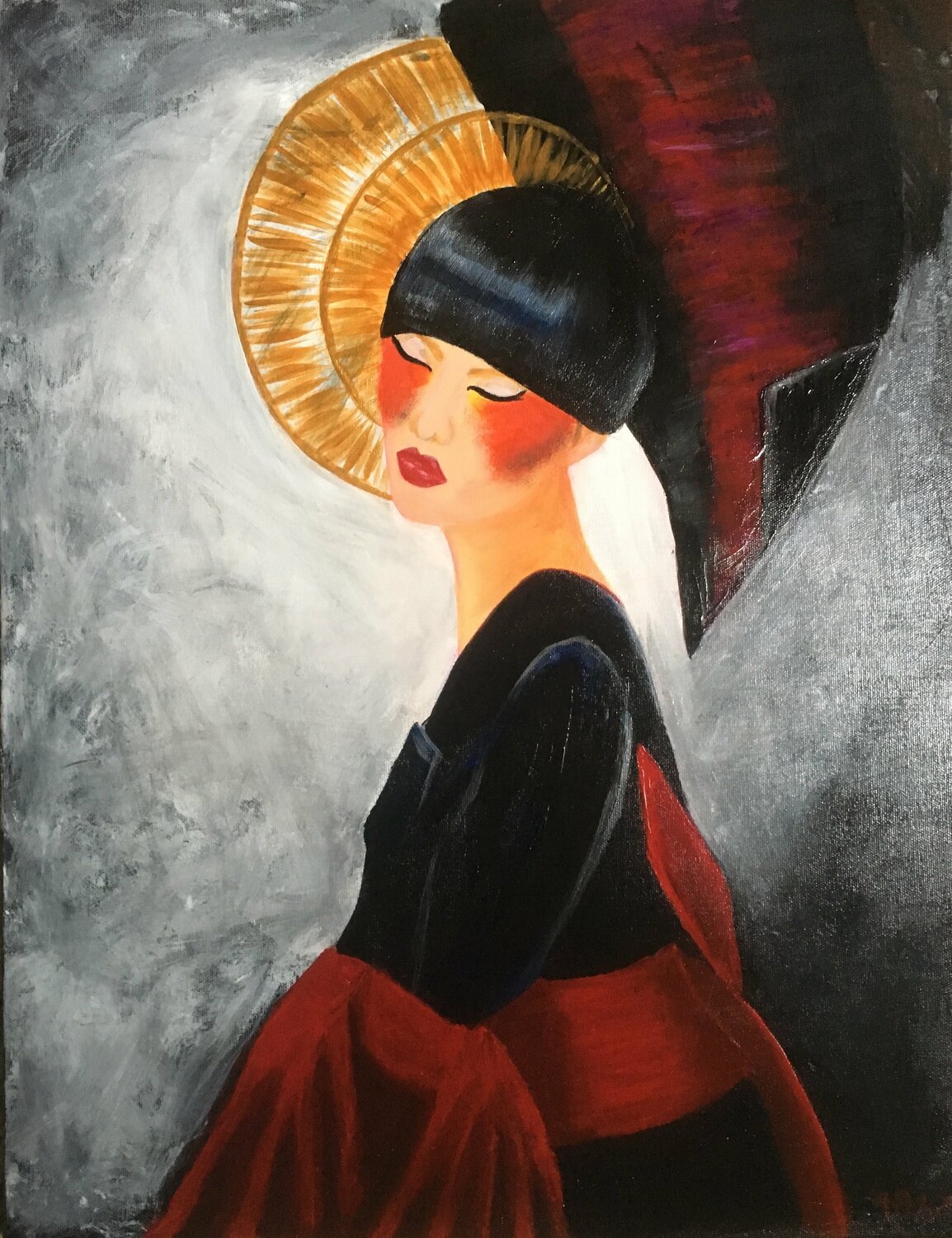 IZANAMI Françoise Augustine Original painting for sale