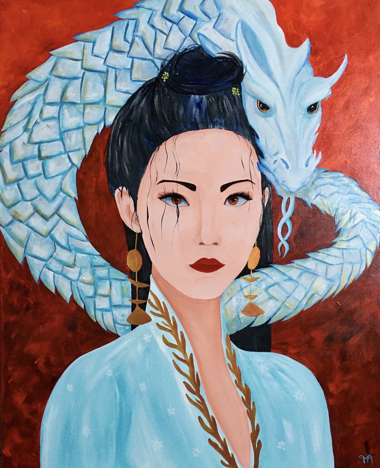 DAENERYS Françoise Augustine Original painting for sale