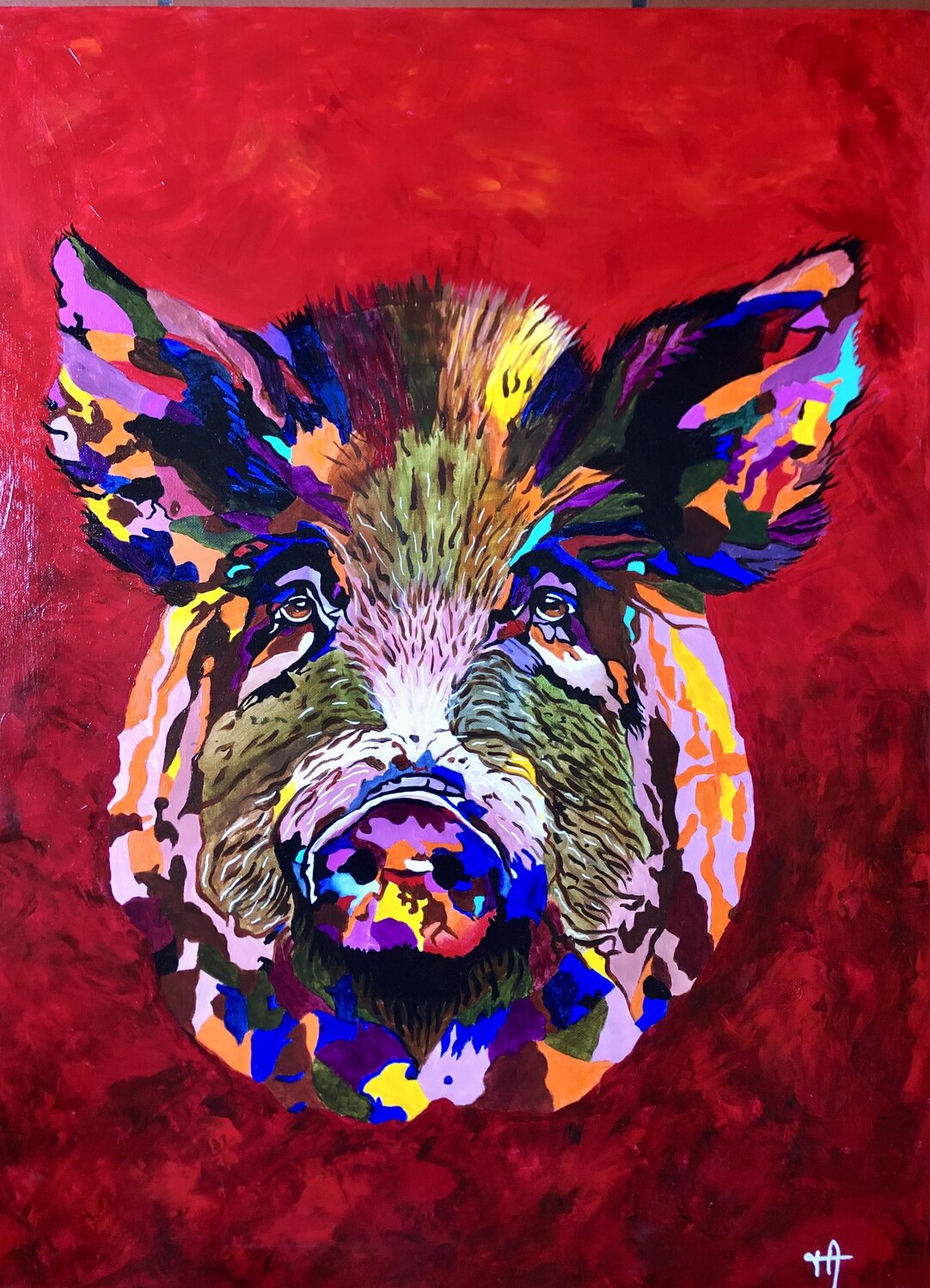 RILLETTE Françoise Augustine Original painting for sale