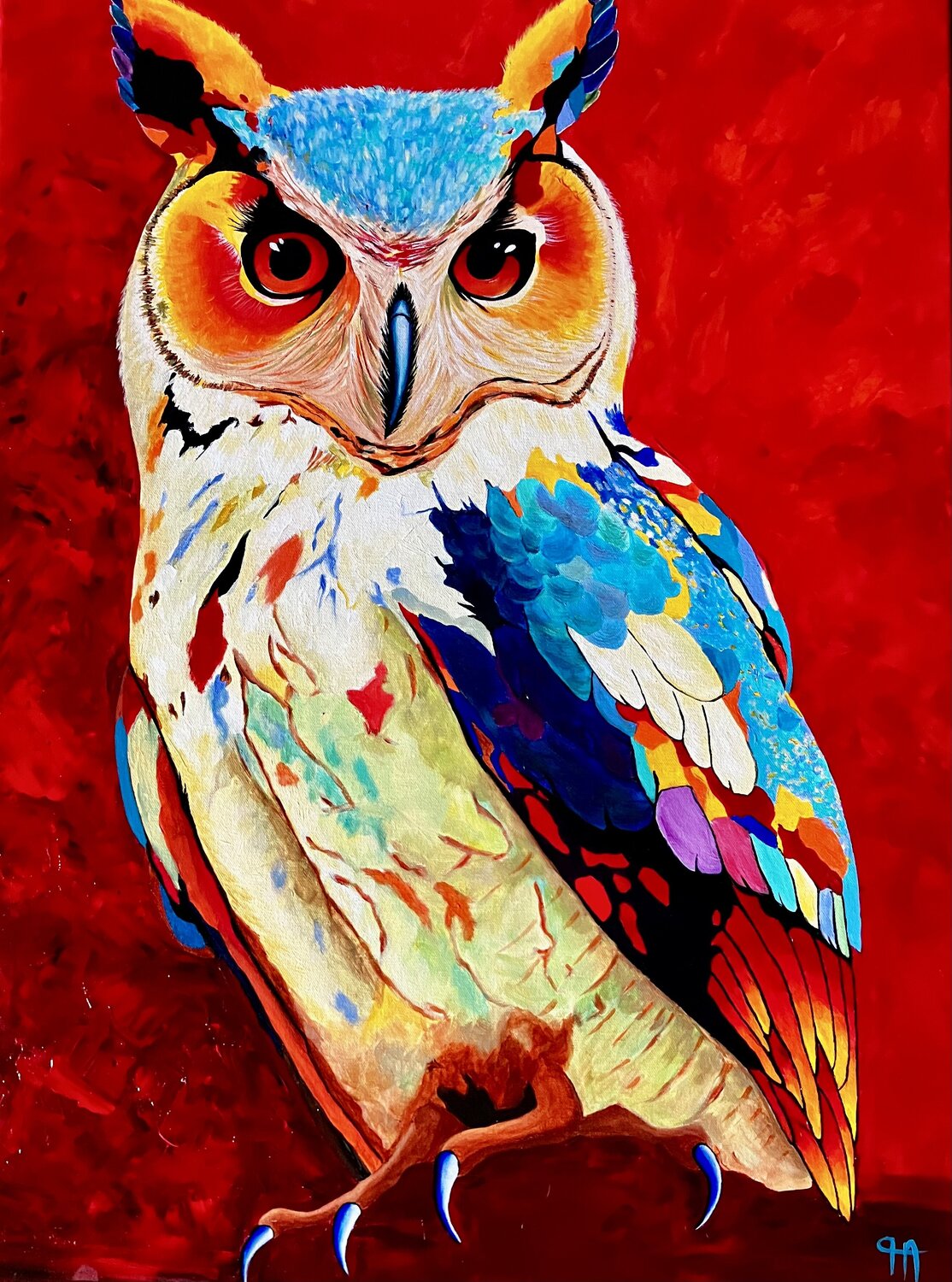 ROCKY Françoise Augustine Original painting for sale