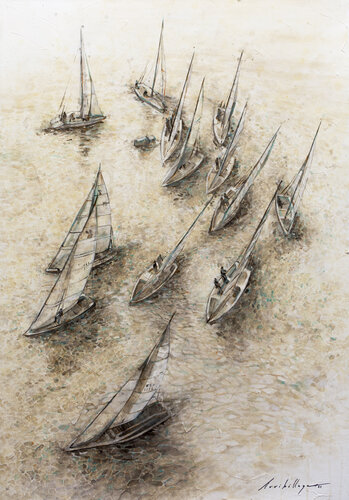 Regata by Fernando Arribillaga Martínez, Painting for Sale on Select