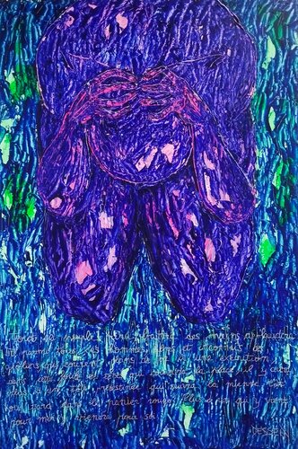 Le dernier jour d'un condamné by Delphine Dessein, Painting for Sale on Select