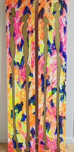 Nématoïdes 10 bis by Delphine Dessein, Painting for Sale on Select