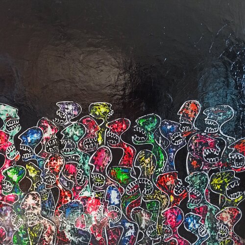 Nématoïdes des plaines 24 by Delphine Dessein, Painting for Sale on Select