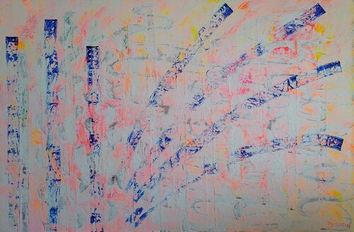 Effervescence by Delphine Dessein, Painting for Sale on Select