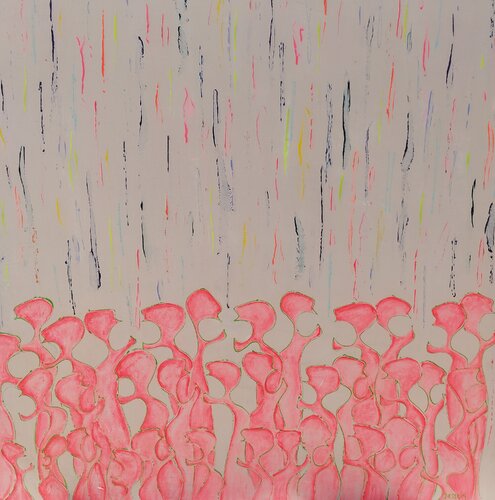 Nématoïdes des plaines by Delphine Dessein, Painting for Sale on Select