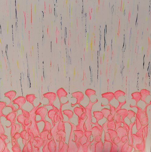 Nématoïdes des plaines (43) by Delphine Dessein, Painting for Sale on Select