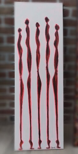 Nématoïdes et la présence des Absents by Delphine Dessein, Painting for Sale on Select