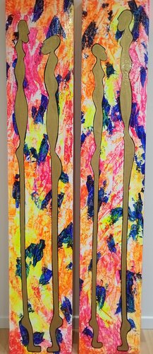 Nématoïdes 10 bis by Delphine Dessein, Painting for Sale on Select