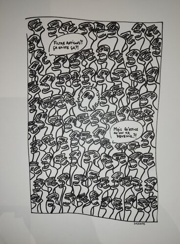 Mais qu'est ce qu'on va devenir !? by Delphine Dessein, Drawing for Sale on Select