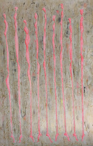 Nématoïdes 12 by Delphine Dessein, Painting for Sale on Select
