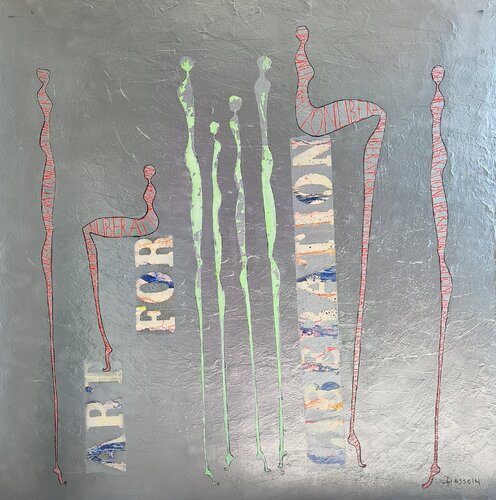 Nématoïdes 'Art for Liberation' by Delphine Dessein, Painting for Sale on Select