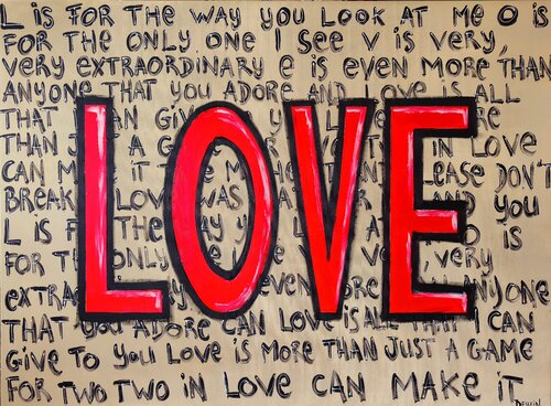 Love by Delphine Dessein, Painting for Sale on Select