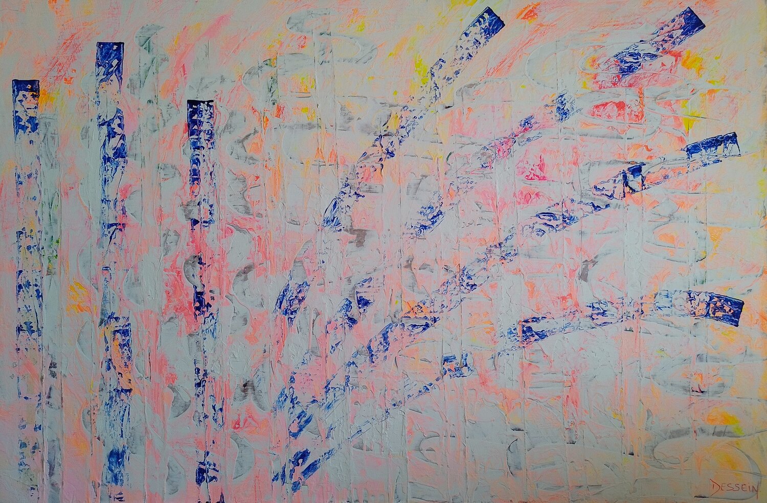Effervescence Delphine Dessein Original painting for sale