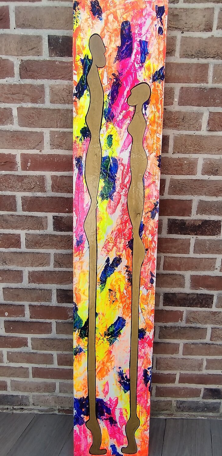 Nématoïdes Delphine Dessein Original painting for sale