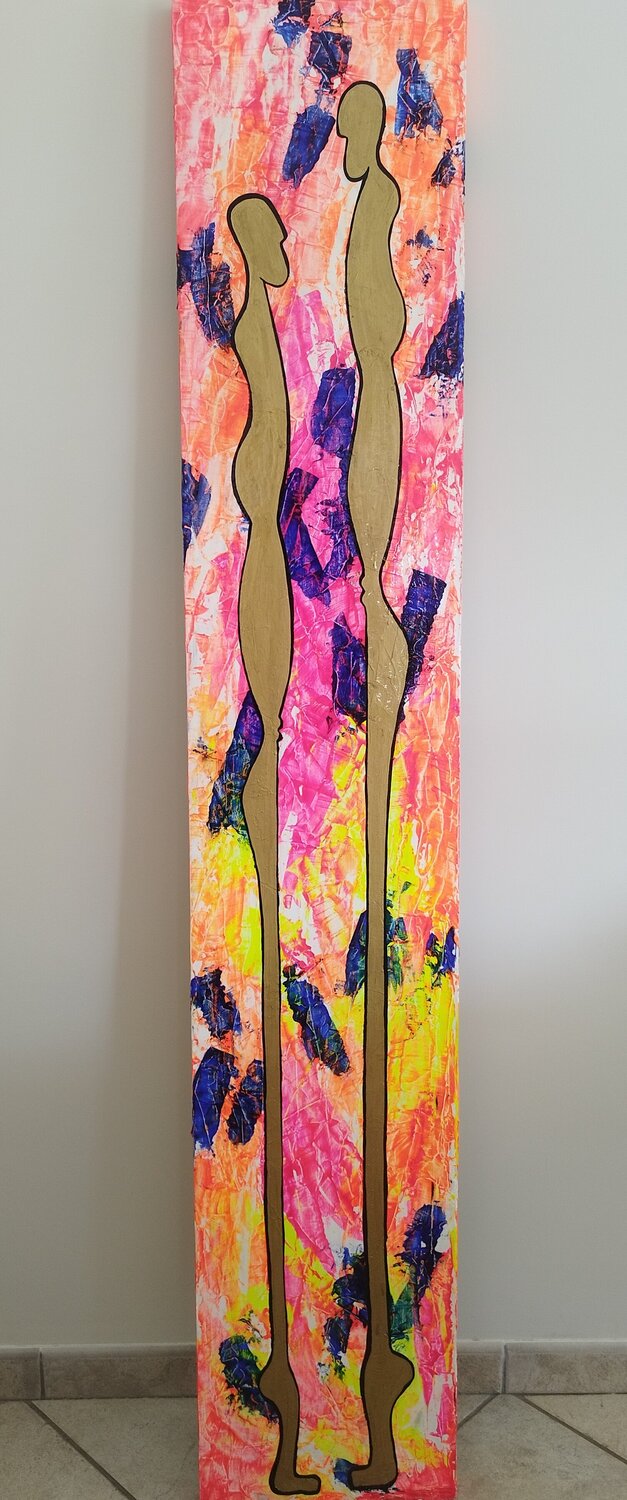 Nématoïdes Delphine Dessein Original painting for sale