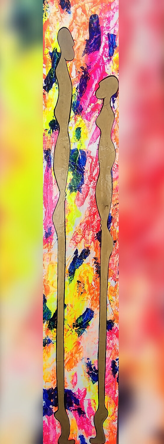 Nématoïdes Delphine Dessein Original painting for sale