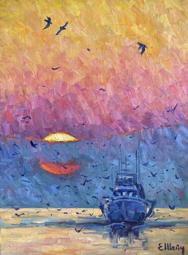 Early bird by Genia Sheyn, Painting for Sale on Select