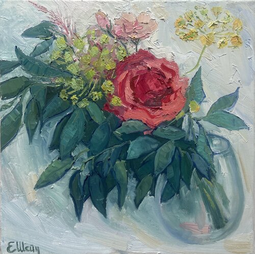 The story of one rose by Genia Sheyn, Painting for Sale on Select