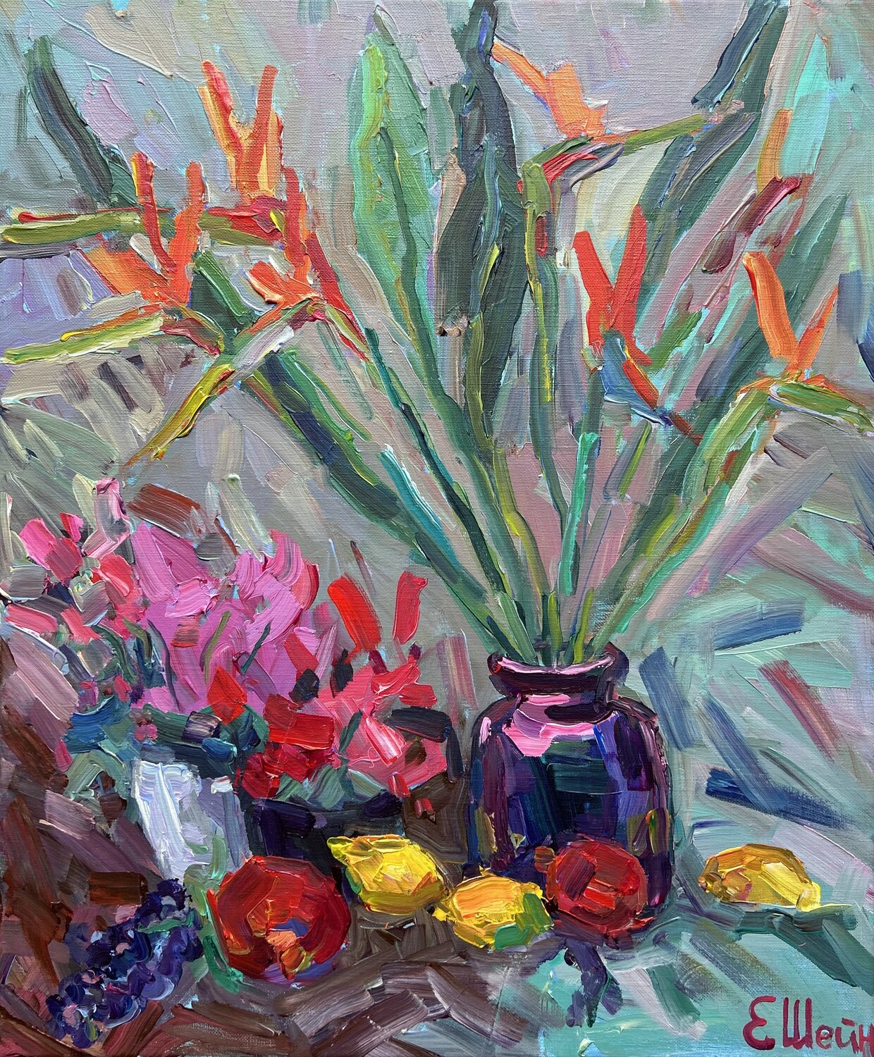 Birds of Paradise Genia Sheyn Original painting for sale