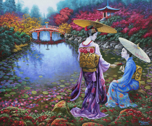 Meaningful Conversation by Stanislav Sidorov, Painting for Sale on Select