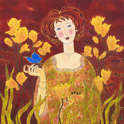 A Touch of Azur by Yelena Sidorova, Painting for Sale on Select