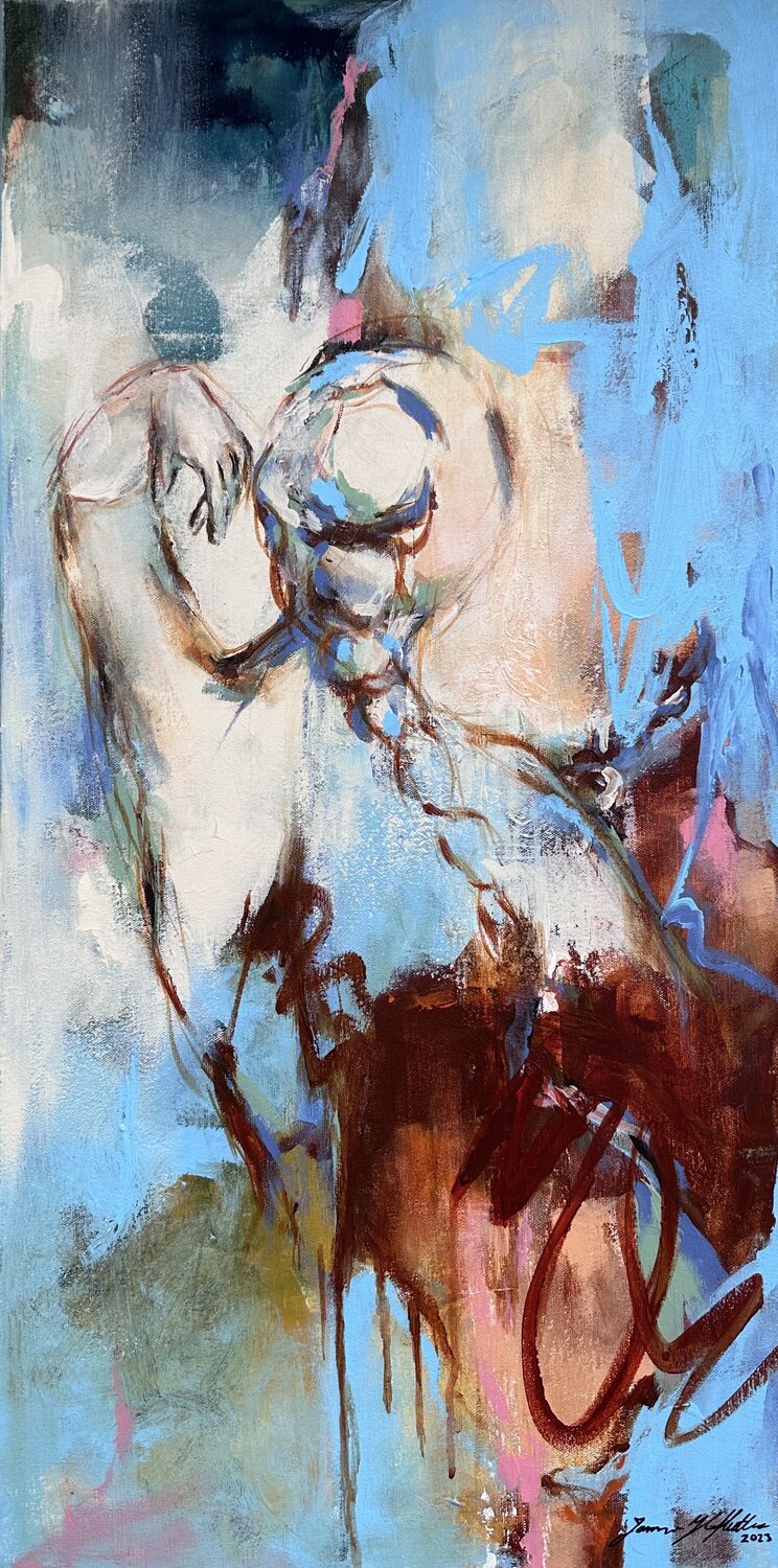 Fuck It All Jasmin Yli-Huhtala Original painting for sale