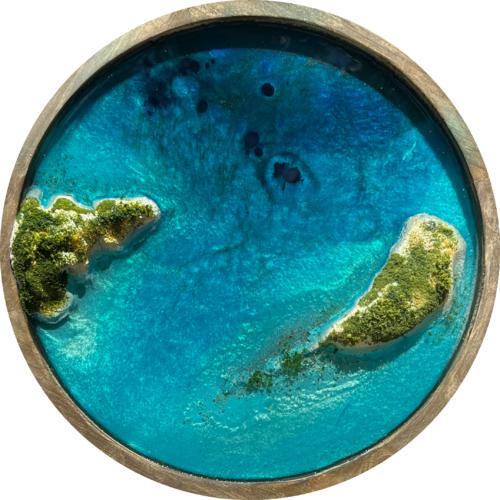 Ocean Porthole #19 by Ana Hefco, Painting for Sale on Select