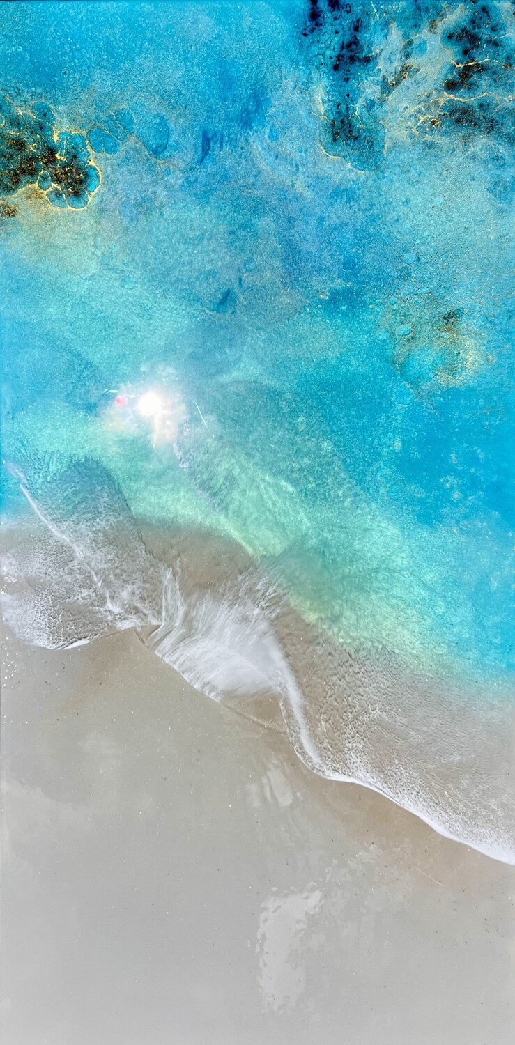 A drop in the ocean Ana Hefco Original painting for sale